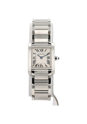 Cartier 2000s Tank Française 25mm watch - White