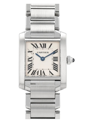 Cartier 2000s Tank Française 25mm watch - White