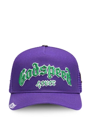 GODSPEED GS Forever Trucker embroidered baseball cap - Purple