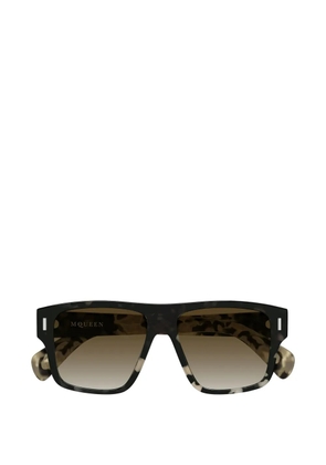 Alexander McQueen Eyewear AM0550S Havana - Brown