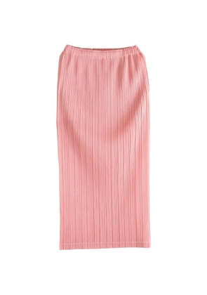 Pleats Please Issey Miyake pleated midi skirt - Pink