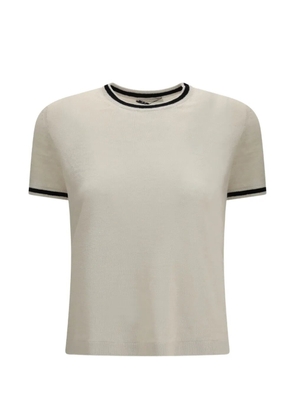 'S Max Mara trimmed T-shirt - Neutrals