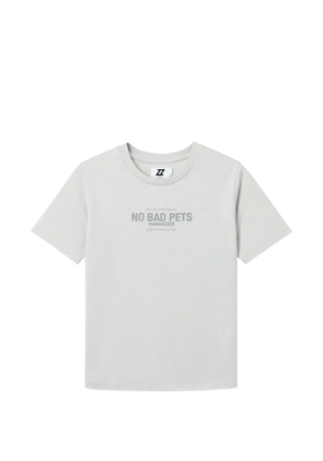 izzue logo-print T-shirt - Grey