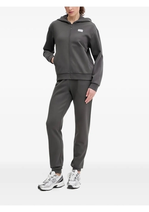 Ea7 Emporio Armani hooded zip-fastening tracksuit - Grey