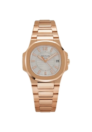 Patek Philippe Pre-Owned 2010 Nautilus 7011/1R-001 33mm watch - Silver
