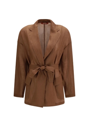 Max Mara belted jacket - Brown