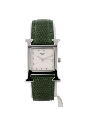 Hermès Pre-Owned 2010s Heure H 30mm watch - White
