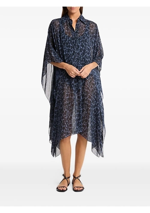 Michael Kors Collection floral caftan - Black