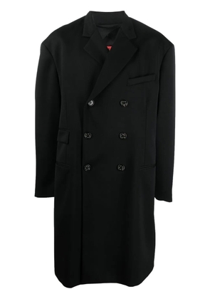 424 double-breasted oversize coat - Black