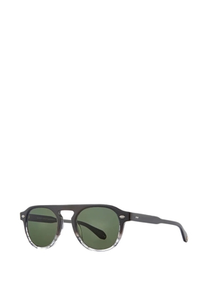 Garrett Leight Harding round-frame sunglasses - Grey