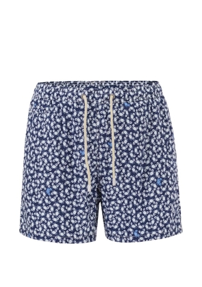 MC2 Saint Barth micro-print drawstring swim shorts - Blue
