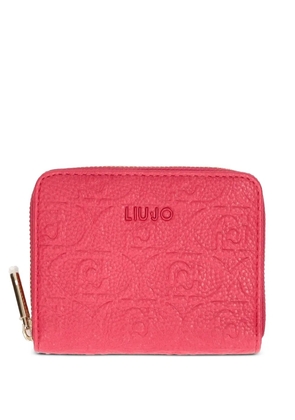 LIU JO embossed zip-around wallet - Pink