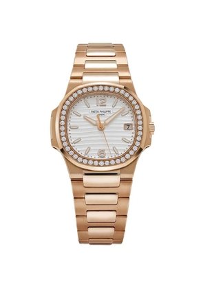 Patek Philippe Pre-Owned 2019 Nautilus 7010/1R-011 32mm watch - Silver