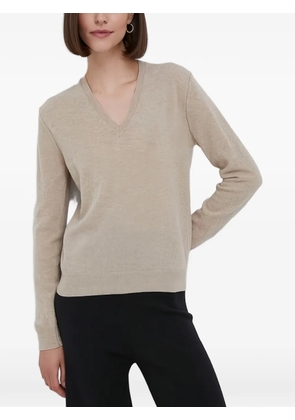 Benetton V-neck sweater - Neutrals