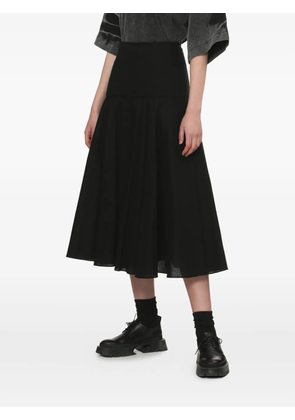 Juun.J cotton skirt - Black