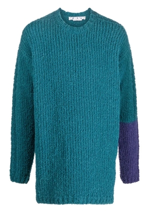Off-White chunky knit jumper - Blue