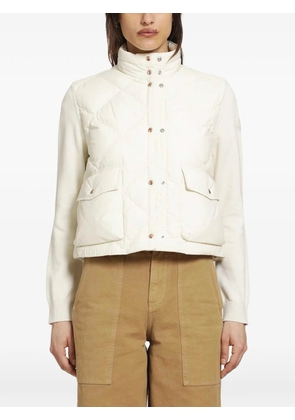 Moncler quilted jacket - Neutrals