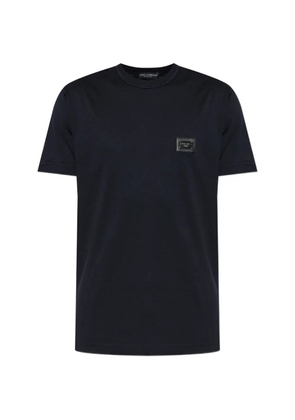 Dolce & Gabbana appliqué T-shirt - Blue