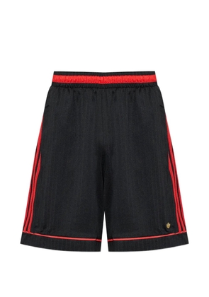 adidas 98 striped-trim shorts - Black