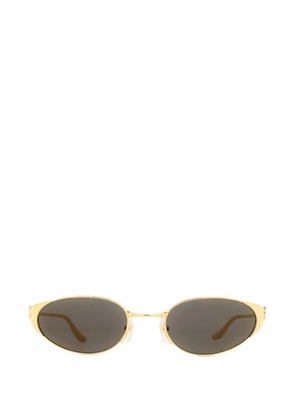 Cartier Eyewear oval-frame sunglasses - Gold