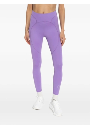 adidas by Stella McCartney seam-detail training leggings - Purple