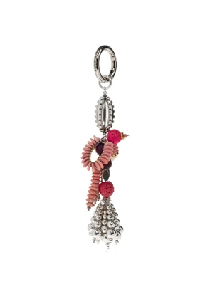 ISABEL MARANT beaded-embellishment keyring - Silver