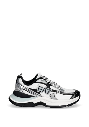 Ea7 Emporio Armani two-tone sneakers - White