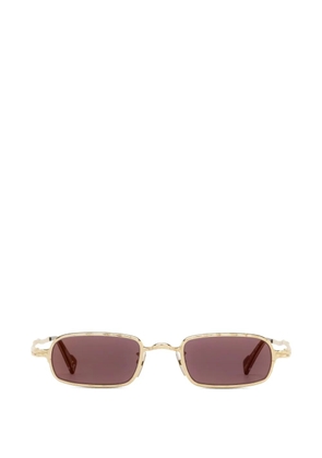 Kuboraum Z18 rectangle-frame sunglasses - Gold