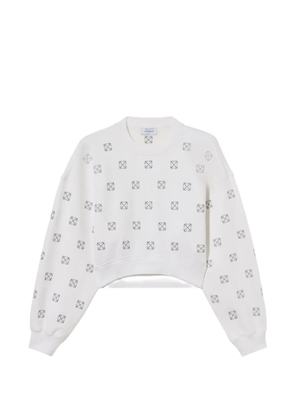 Off-White lurex Little Arrows sweatshirt