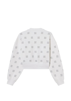 Off-White lurex Little Arrows sweatshirt
