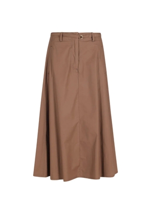 Seventy belted skirt - Brown