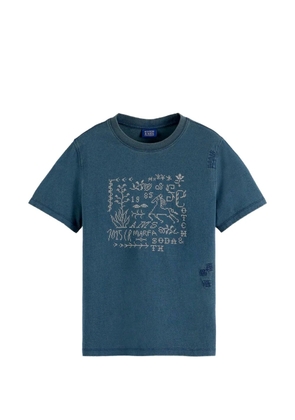Scotch & Soda graphic T-shirt - Blue