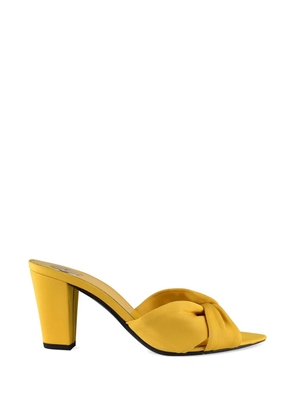 Saint Laurent Franciane twisted sandals - Yellow