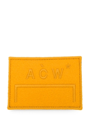 A-COLD-WALL* embroidered logo patch - Yellow