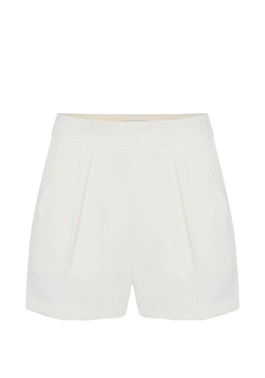Elisabetta Franchi logo-embroidered shorts - White