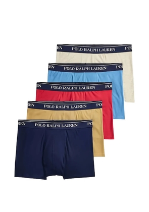 Polo Ralph Lauren logo boxer briefs set (set of five) - Blue