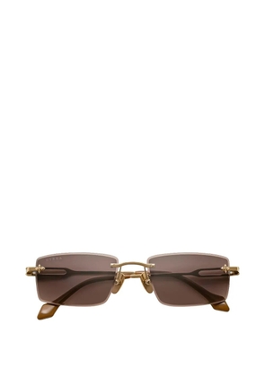 Dyrka square rimless sunglasses - Gold