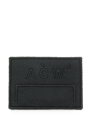 A-COLD-WALL* embroidered logo patch - Black