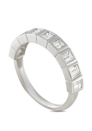 LB Exclusive square-cut diamond ring - Silver