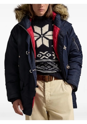 Polo Ralph Lauren zip-up hooded coat - Blue