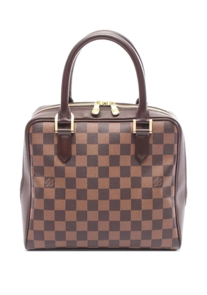 Louis Vuitton Pre-Owned 2001 Brera Damier zip-fastening tote bag - Brown