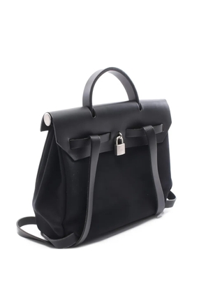 Hermès Pre-Owned PM Airbag Ad top-handle leather backpack - Black