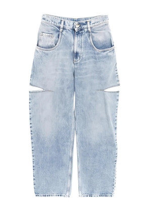 Maison Martin Margiela Pre-Owned 2020s slash-detail denim jeans - Blue