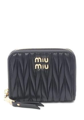 Miu Miu Pre-Owned 20s quilted-leather coin purse - Black