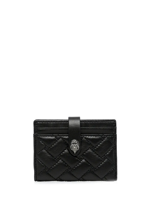Kurt Geiger London multi-card quilted-leather holder - Black