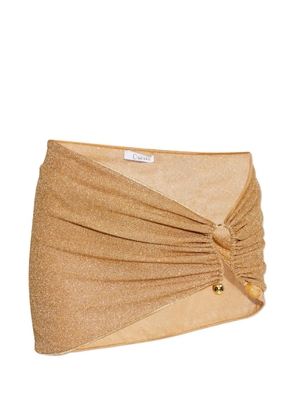 Oséree cut-out beach cover-up - Gold