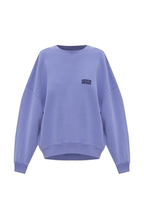 American Vintage Plizzy logo sweatshirt - Purple