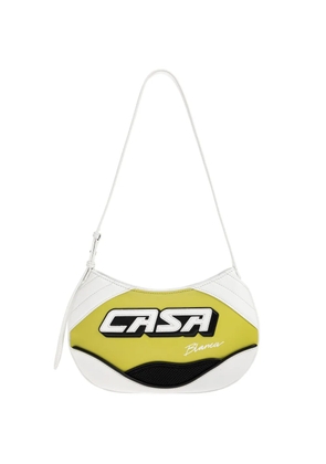 Casablanca logo tote bag - White