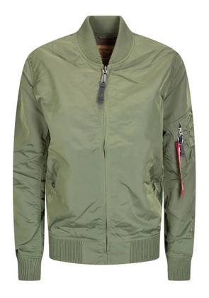Alpha Industries zip-pocket bomber jacket - Green