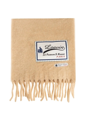 Lanvin fringed scarf - Neutrals